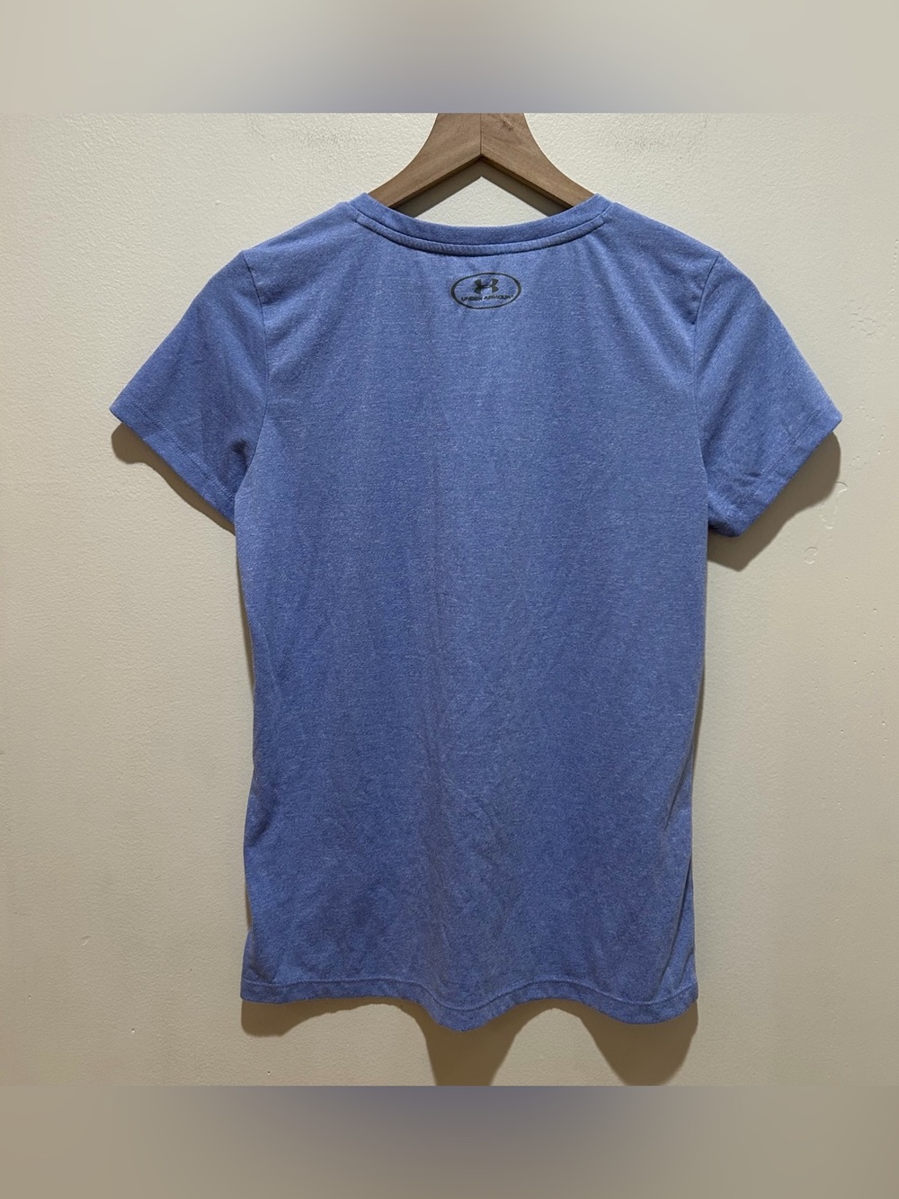 Under Armour Threadborne Heat Gear Light Baby Blue Short Sleeve Shirt - Small - Picture 2 of 5